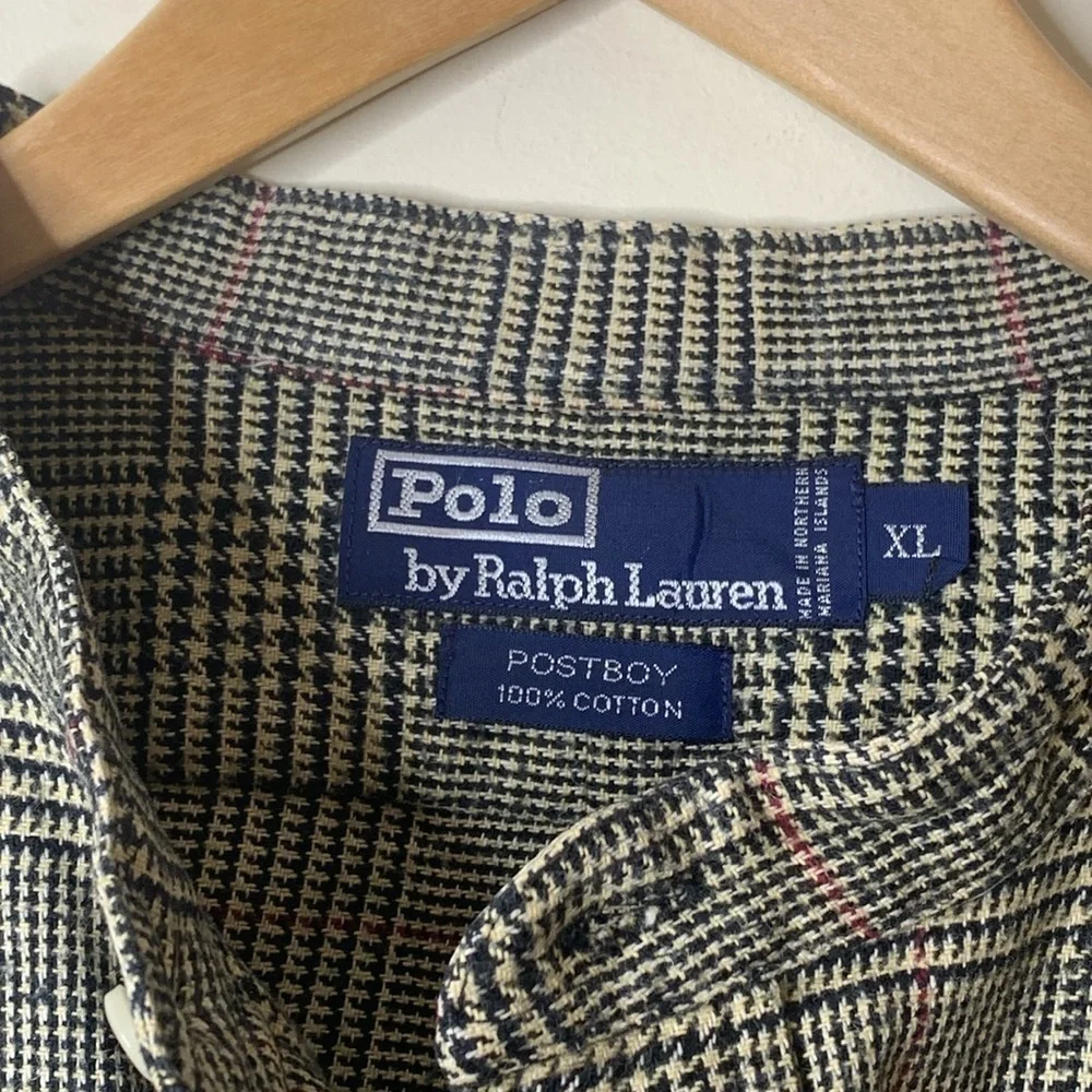 Polo by Ralph Lauren Blue Label Postboy Cotton Round Collar Button Down Shirt XL
